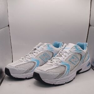 NEW New Balance 530 Sneakers-Blue/White/Chrome Size M:10.5 W:12 US